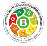 Umwelt-Etikett CH B farbig